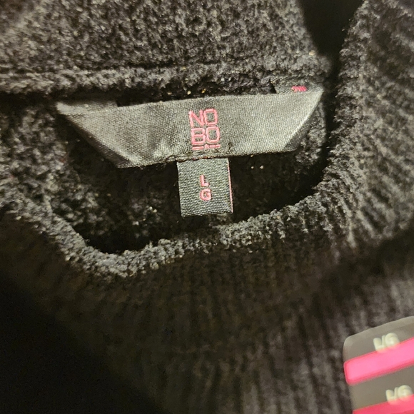 No Bounderies Woman's Mock Neckline Sweater Size L NWT - Picture 8 of 11